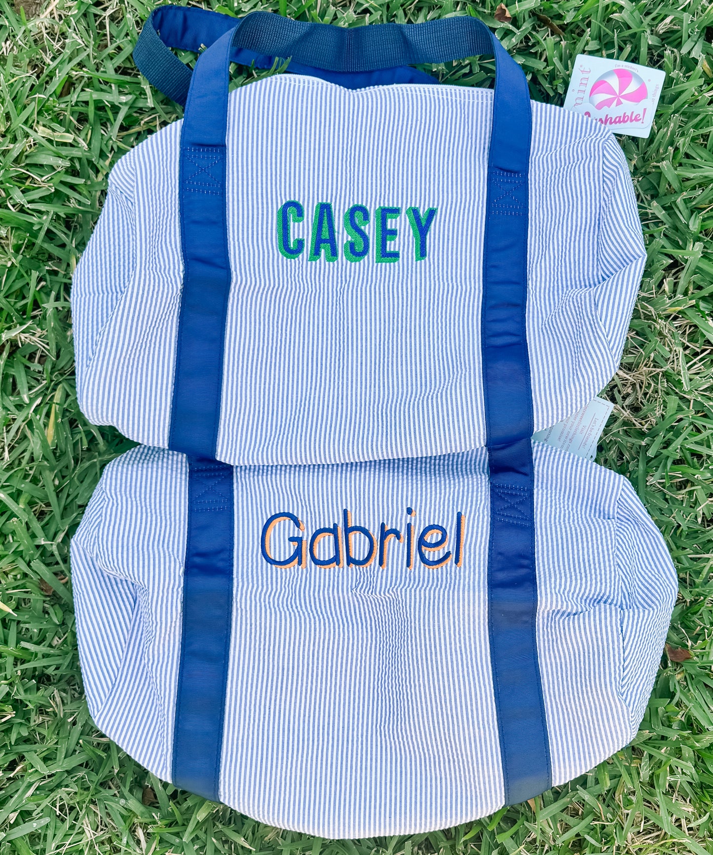 Seersucker Duffle by Mint