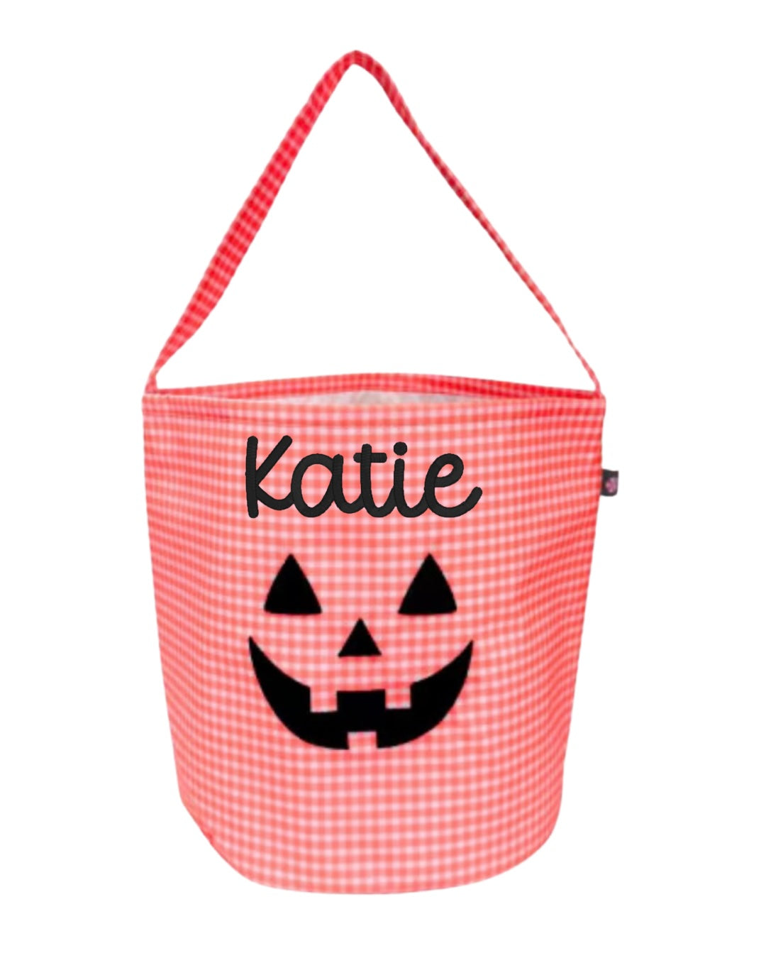 Gingham Trick or Treat Tote- WIPEABLE