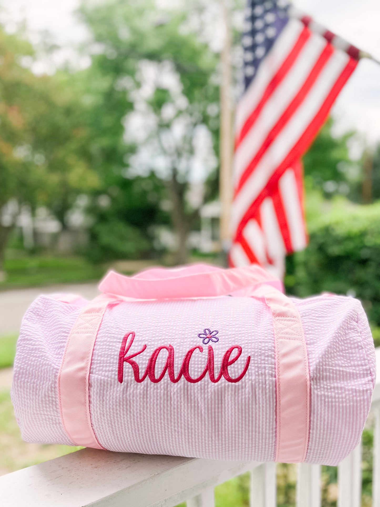 Seersucker Duffle by Mint