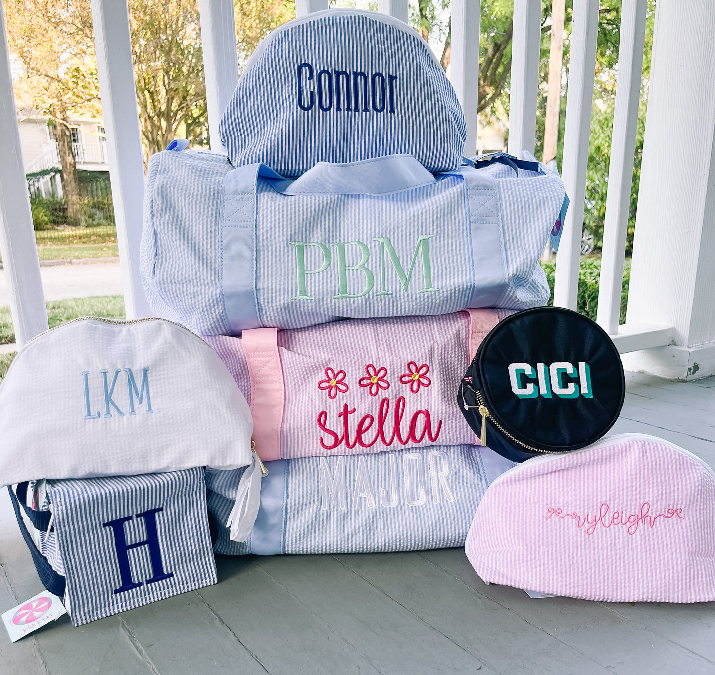 Seersucker Duffle by Mint