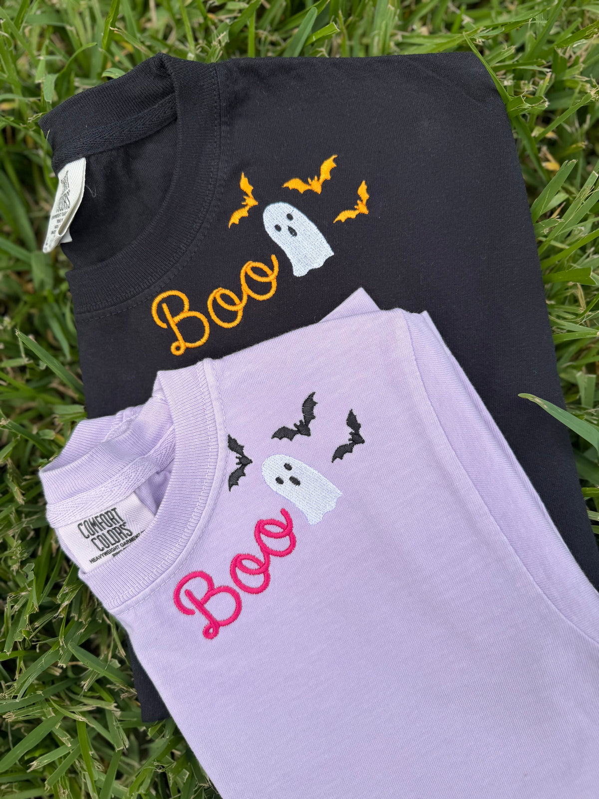 BOO! Comfort Colors Crop Tee
