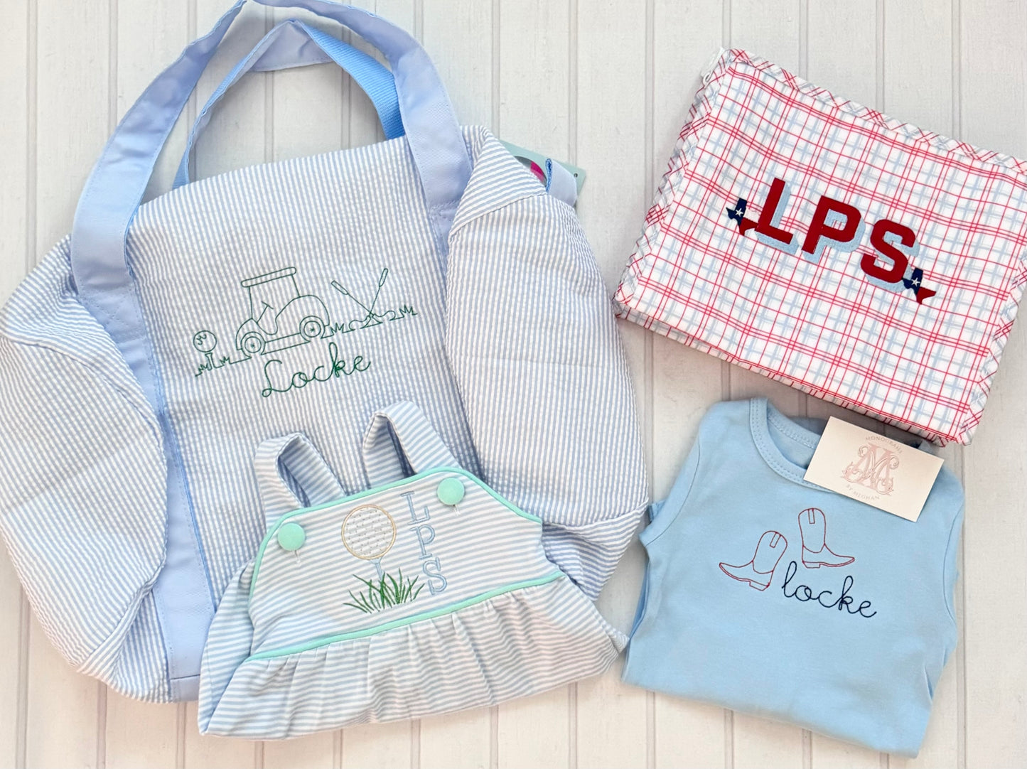 Seersucker Duffle by Mint